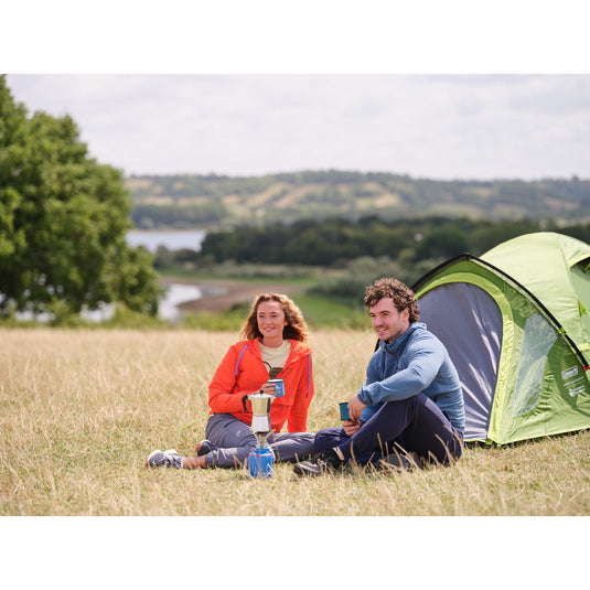 Coleman darwin 2 plus blackout tent (donkergroen)
