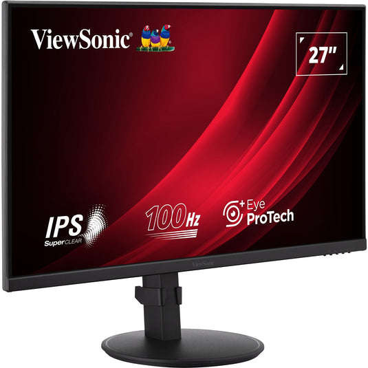 Viewsonic vg2708a-mhd 27 monitor (zwart, 1x hdmi, 1x displayport, vga, sound, 100 hz)