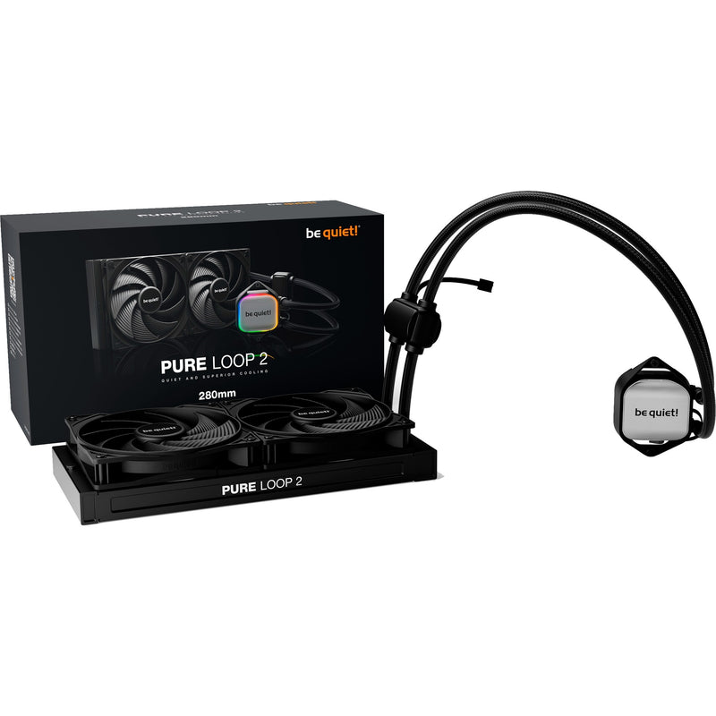 Afbeelding laden in galerijviewer, Be quiet! pure loop 2 280 waterkoeling (zwart, 4-pins pwm fan-connector)
