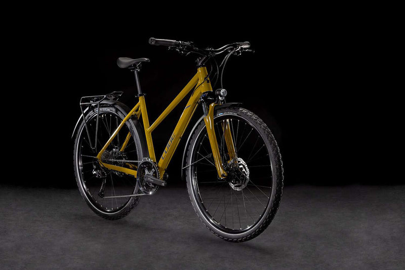 Afbeelding laden in galerijviewer, Cube nature pro lady allroad willowgreen´n´black
