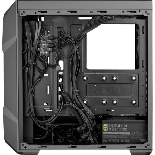 Cooler master td500 max midi tower behuizing (gunmetal | 2x usb-a | 1x usb-c | rgb | tempered glass)