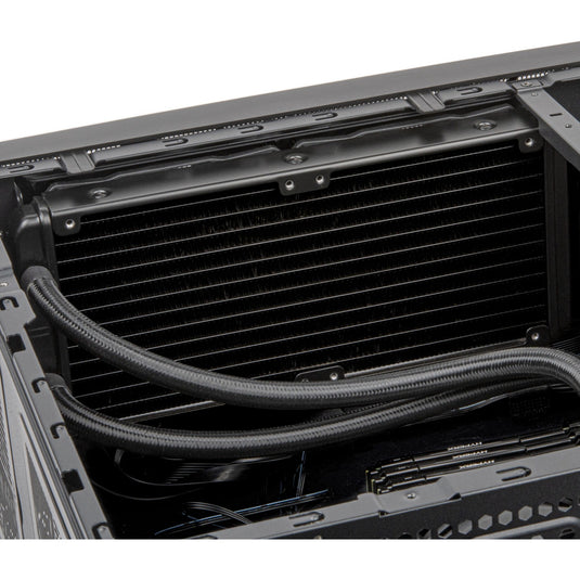 Silverstone sst-gd11b htpc behuizing (zwart | 2x usb-a | 1x usb-c)