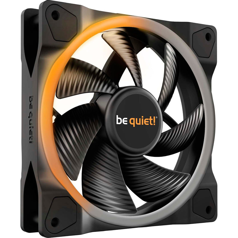 Afbeelding laden in galerijviewer, Be quiet! light wings pwm rgb case fan (zwart, 120 x 120 x 25 mm)

