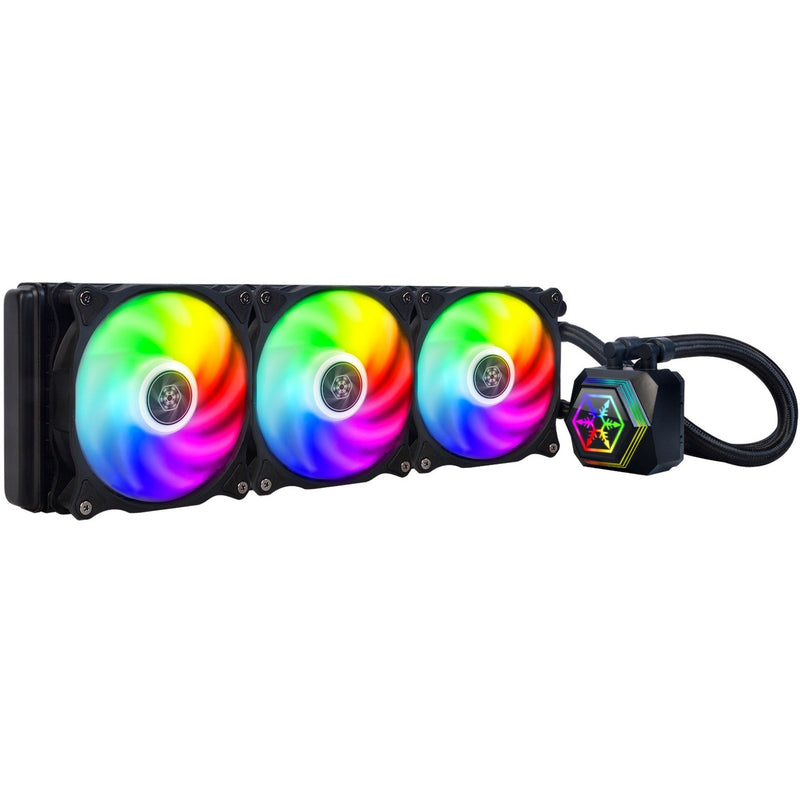 Afbeelding laden in galerijviewer, Silverstone sst-pf360-argb-v2 waterkoeling (zwart, incl. rgb controller)

