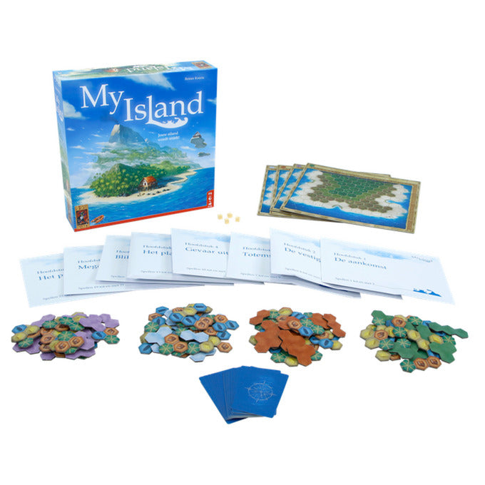 Afbeelding laden in galerijviewer, 999games 999 games my island bordspel (nederlands, 2 - 4 spelers, 30 minuten, vanaf 10 jaar)

