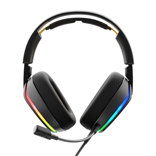 Glorious ghs eternal rgb - stereo rgb gamingheadset over-ear gaming headset (zwart, pc, ps5, ps4, switch, usb-c)