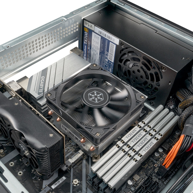 Afbeelding laden in galerijviewer, Silverstone sst-ml11b htpc behuizing (zwart | 4x usb-a)

