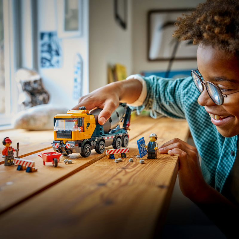 Afbeelding laden in galerijviewer, Lego city great vehicles - cementwagen - 6+ jaar - inclusief figuren
