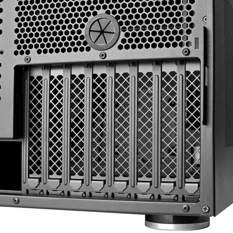 Afbeelding laden in galerijviewer, Silverstone crown 04 htpc behuizing (donkergrijs | 4x usb-a | 1x usb-c)

