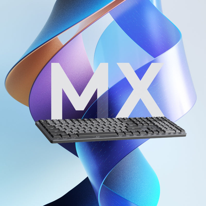 Afbeelding laden in galerijviewer, Logitech mx mechanical toetsenbord (zwart, us-international lay-out (qwerty), 100%, bluetooth)
