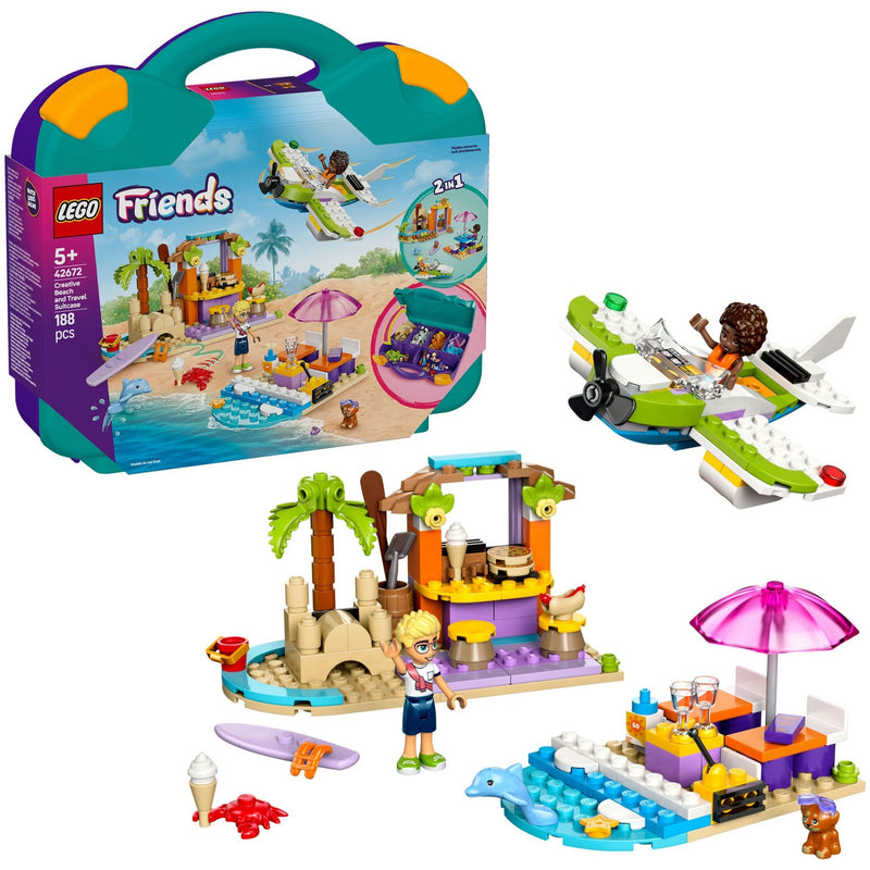 Afbeelding laden in galerijviewer, Lego friends - creatieve strandkoffer constructiespeelgoed (42672)
