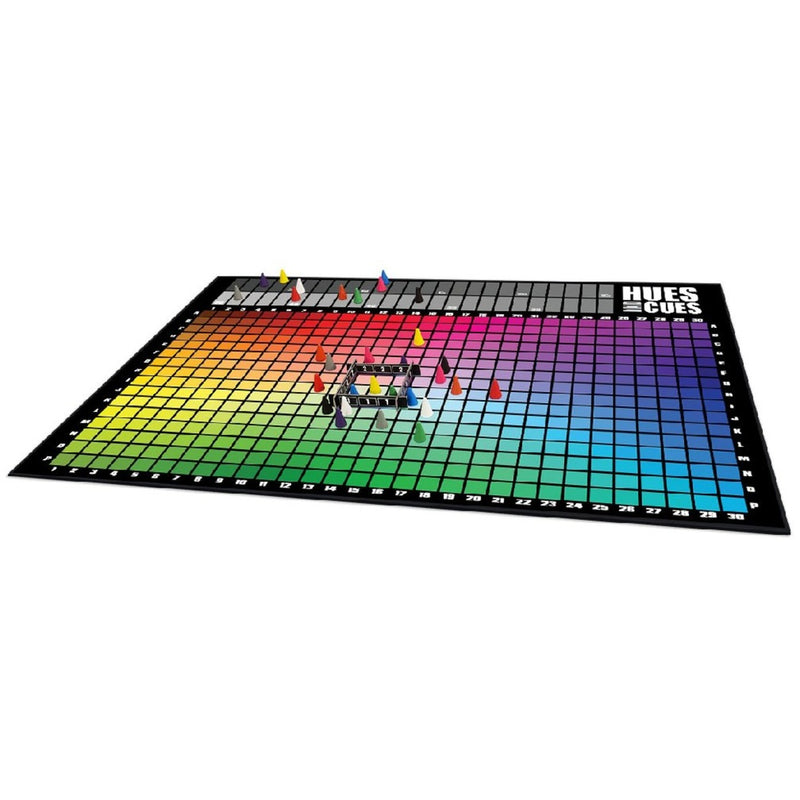 Afbeelding laden in galerijviewer, Usaopoly - hues and cues bordspel - familiespel - party spel - vanaf 8 jaar - voor 3 tot 10 spelers - engelstalige spelregels
