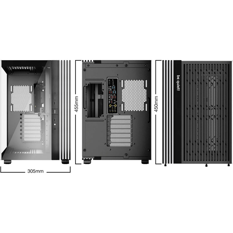 Afbeelding laden in galerijviewer, Be quiet! light base 600 dx midi tower behuizing (zwart | 2x usb-a | 1x usb-c | rgb | window)
