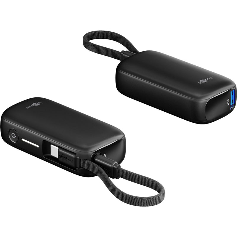 Afbeelding laden in galerijviewer, Goobay powerbank 5.000 mah - 20w (zwart, usb-c pd)
