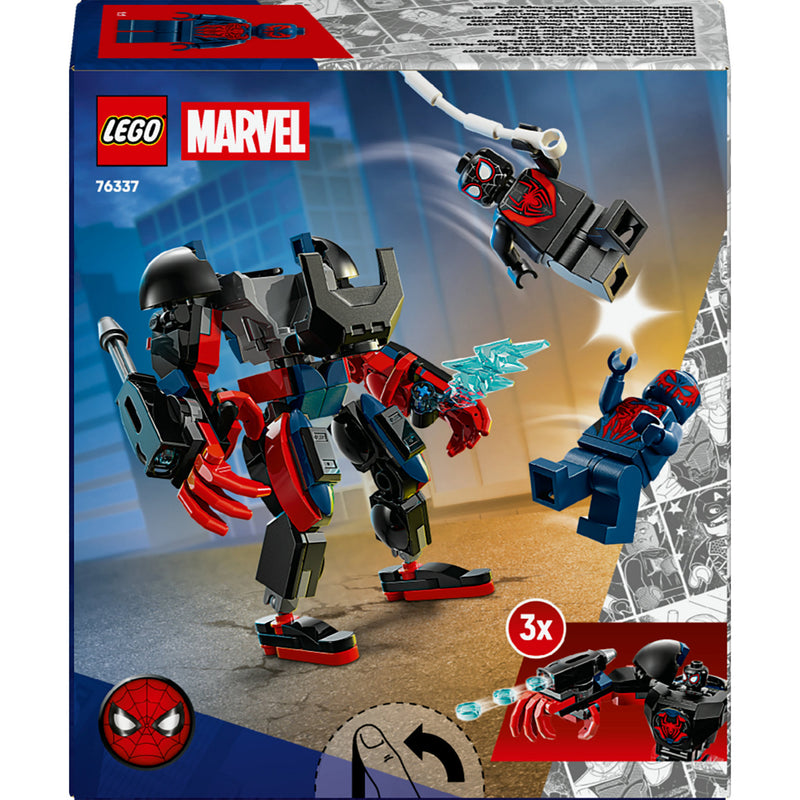 Afbeelding laden in galerijviewer, Lego marvel super heroes - miles morales mecha vs. spider-man 2099 constructiespeelgoed (76337)
