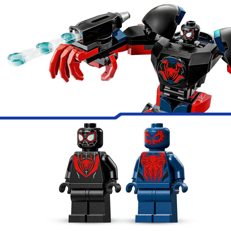 Afbeelding laden in galerijviewer, Lego marvel super heroes - miles morales mecha vs. spider-man 2099 constructiespeelgoed (76337)
