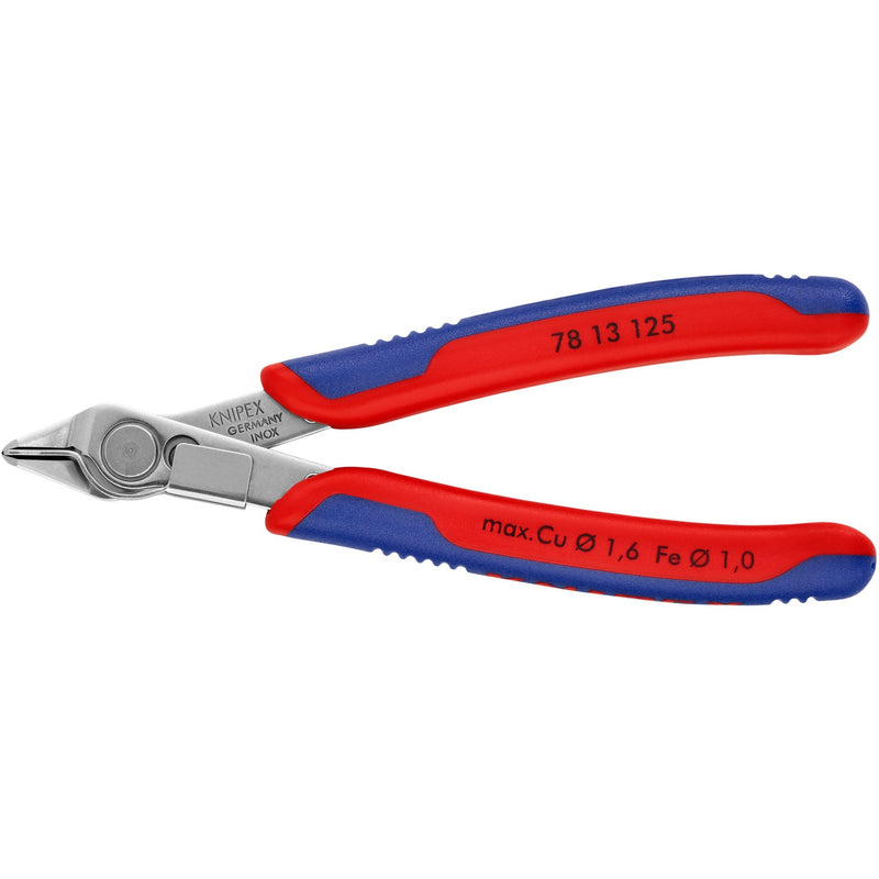 Afbeelding laden in galerijviewer, Knipex 78 13 125 electronic super knips® precisietang 125mm met draadklem | inox
