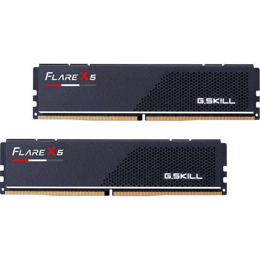 G.skill flare x5 16 gb ddr5-6000 (2x 8 gb) werkgeheugen (zwart, f5-6000j3038f8gh2-fx5, expo)