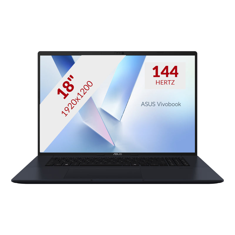 Afbeelding laden in galerijviewer, Asus vivobook 18 m1807ga-s8004w 18 laptop (blauw | ryzen ai 7 445 | radeon 840m | 32 gb | 1 tb ssd)
