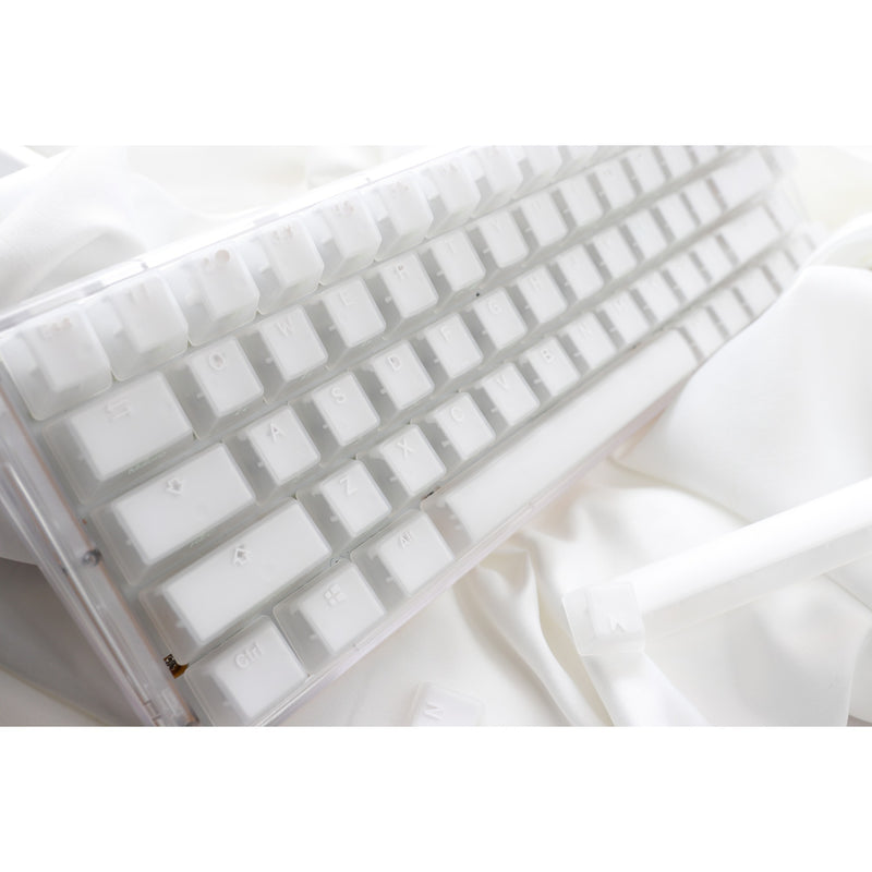 Afbeelding laden in galerijviewer, Ducky one 3 sf aura white rgb mechanisch toetsenbord (wit, us lay-out (qwerty), cherry mx brown, 65%, abs double shot, hot swap)
