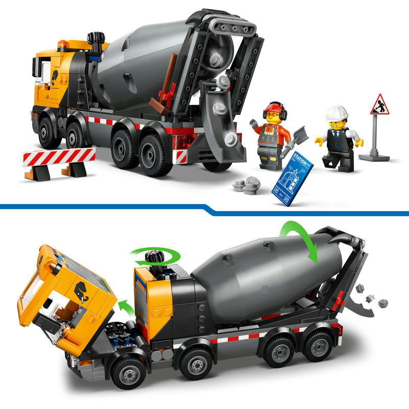 Afbeelding laden in galerijviewer, Lego city great vehicles - cementwagen - 6+ jaar - inclusief figuren

