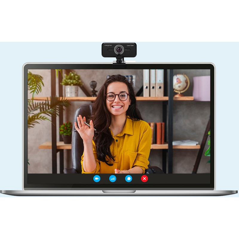 Afbeelding laden in galerijviewer, Creative live! cam sync 1080p v2 webcam (zwart)
