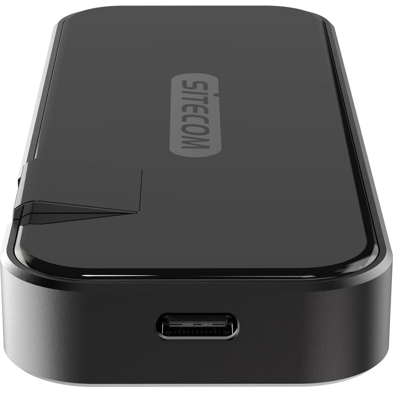Afbeelding laden in galerijviewer, Sitecom usb-c to hdmi + gigabit lan adapter (zwart)
