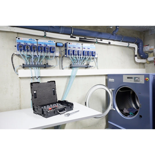 Wiha dopsleutel- en bitset 1 4 en 1 2 (60-dlg. incl. l-boxx)