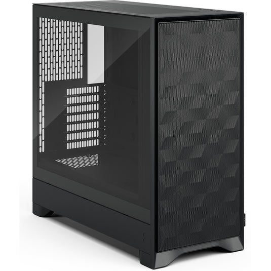 Fractal design pop 2 air midi tower behuizing (zwart | 1x usb-a | 1x usb-c | tempered glass)