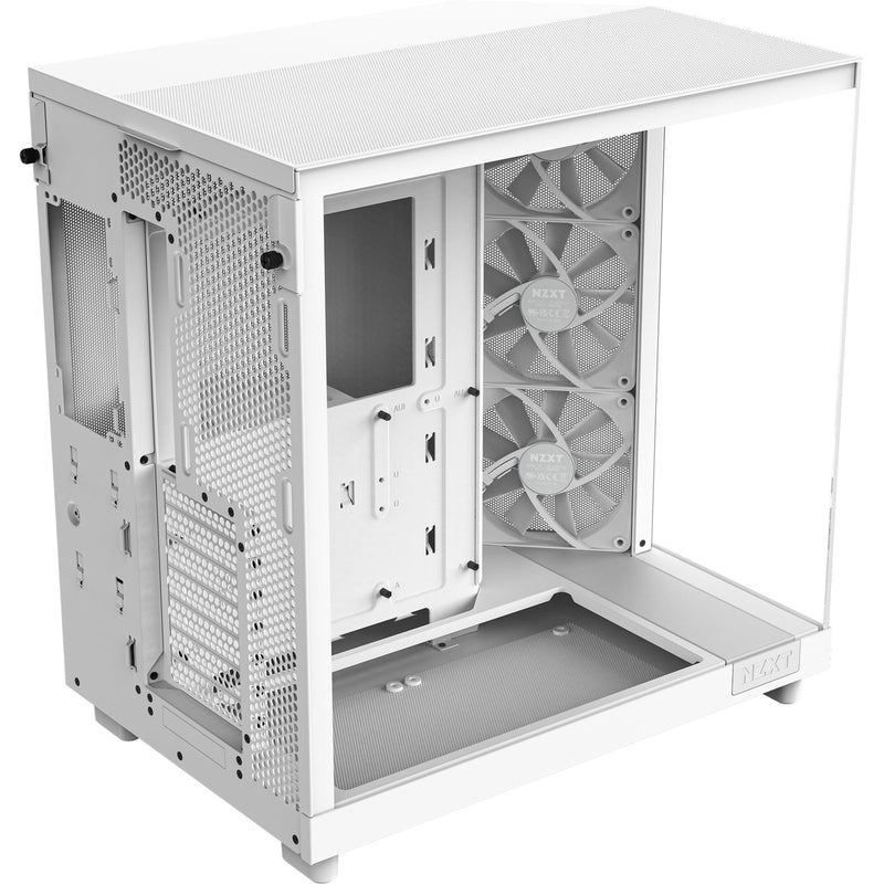 Afbeelding laden in galerijviewer, Nzxt h6 flow midi tower behuizing (wit | 2x usb-a | 1x usb-c | tempered glass)
