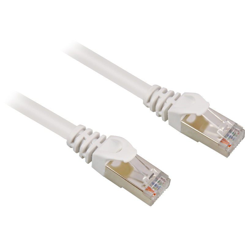 Afbeelding laden in galerijviewer, Sharkoon cat.6 netwerkkabel (wit, 5 meter, sftp, rj-45)

