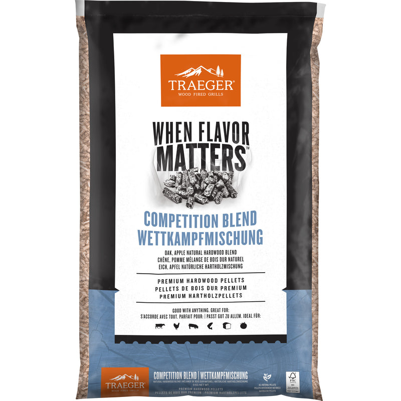 Afbeelding laden in galerijviewer, Traeger fsc - competition blend pellets brandstof (9 kg)

