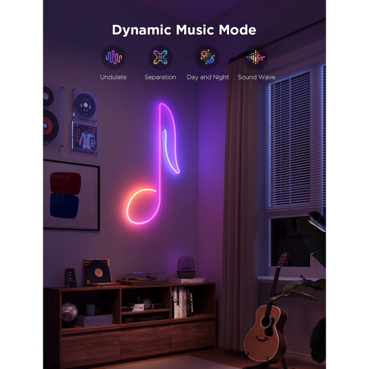 Govee slimme witte neon ledstrip 4m matter rgbic - extra flexibel