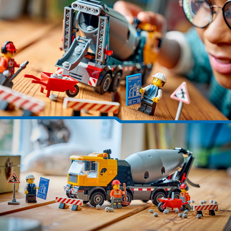Afbeelding laden in galerijviewer, Lego city great vehicles - cementwagen - 6+ jaar - inclusief figuren
