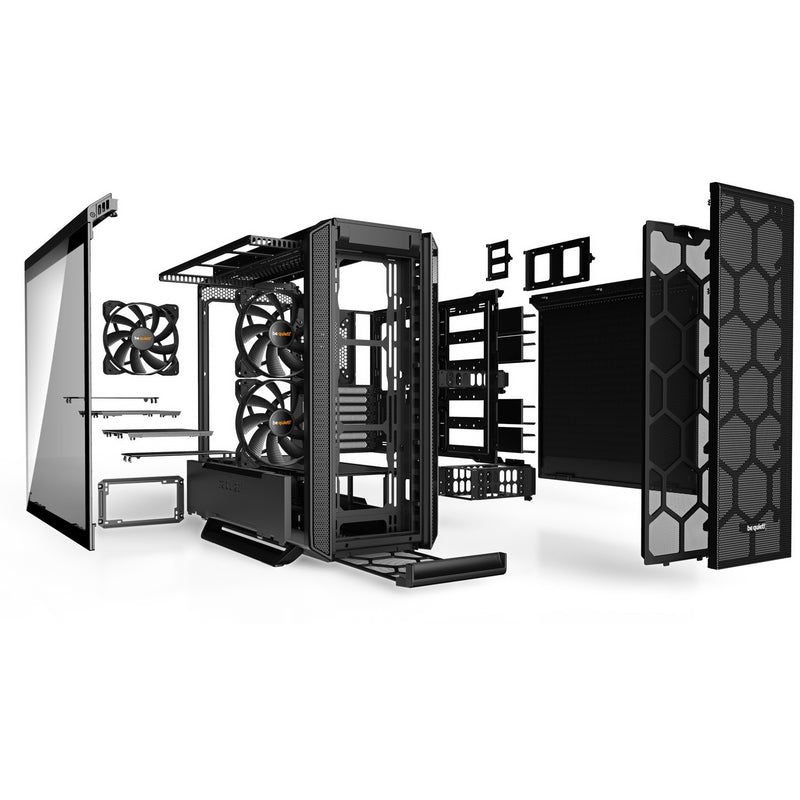 Afbeelding laden in galerijviewer, Be quiet! silent base 802 window midi tower behuizing (zwart | 2x usb-a | 1x usb-c | window)
