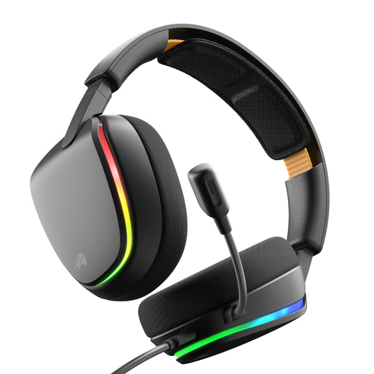 Glorious ghs eternal rgb - stereo rgb gamingheadset over-ear gaming headset (zwart, pc, ps5, ps4, switch, usb-c)