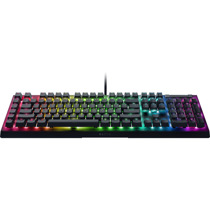Afbeelding laden in galerijviewer, Razer blackwidow v4 x, gaming toetsenbord (zwart, us lay-out, green, rgb leds, doubleshot abs)
