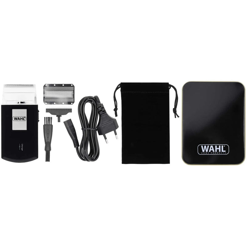 Afbeelding laden in galerijviewer, Wahl home products reis set scheerapparaat (zwart wit, 8-delig)
