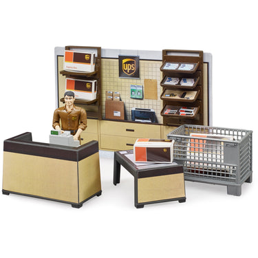 Bruder bworld ups parcel shop speelfiguur (62250)