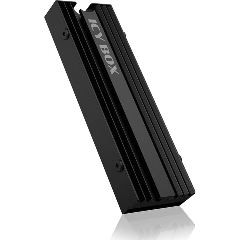 Afbeelding laden in galerijviewer, Icy box ib-m2hs-ps5 heatsink (zwart, m.2 ssd koellichaam voor playstation 5)
