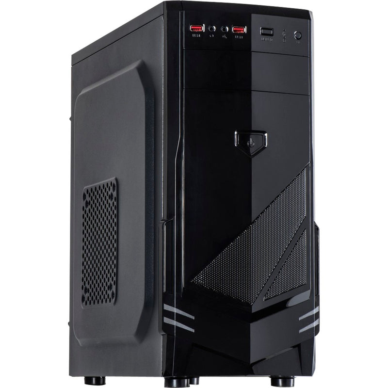 Afbeelding laden in galerijviewer, Inter-tech b-30 midi tower behuizing (zwart | 2x usb-a)
