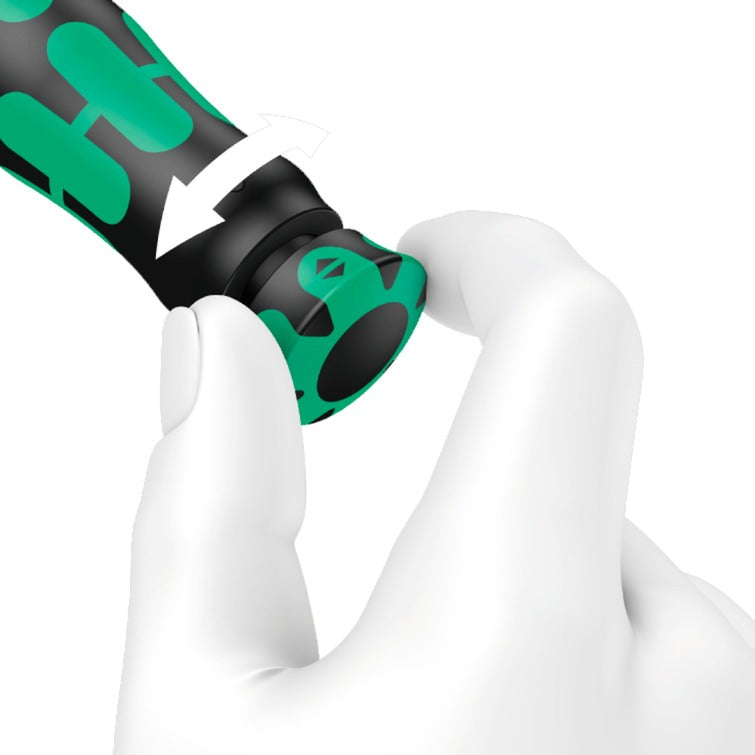 Afbeelding laden in galerijviewer, Wera click-torque b 2 draaimomentsleutel met omschakelratel, 20-100 nm (zwart groen)
