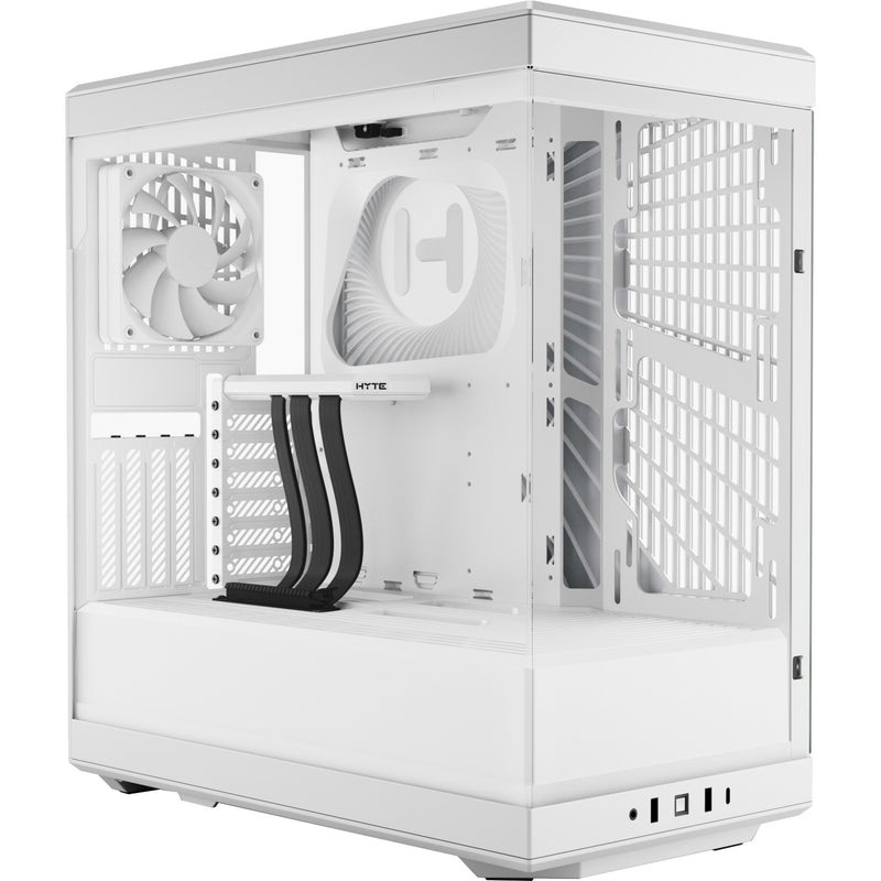 Afbeelding laden in galerijviewer, Hyte y40 midi tower behuizing (wit | 2x usb-a | 1x usb-c | tempered glass)
