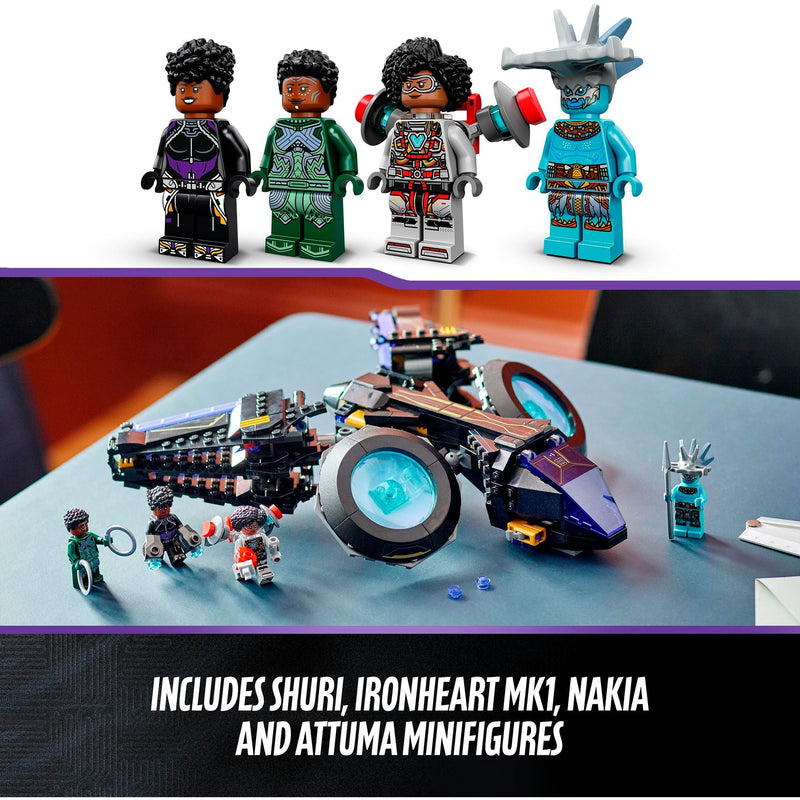 Afbeelding laden in galerijviewer, Lego marvel - shuri's sunbird constructiespeelgoed (76211)
