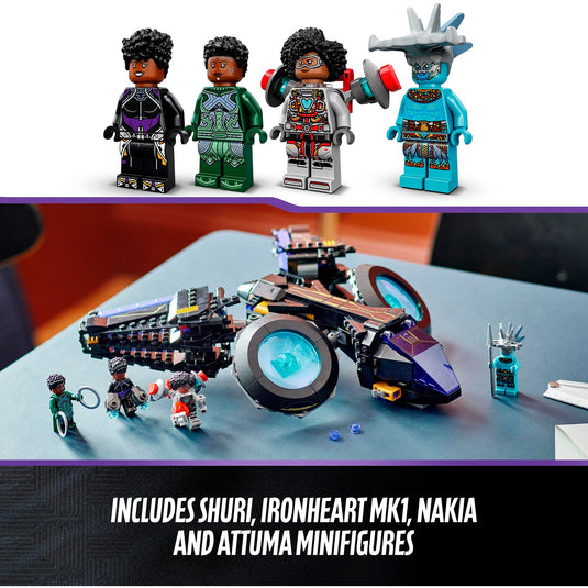 Lego marvel - shuri's sunbird constructiespeelgoed (76211)