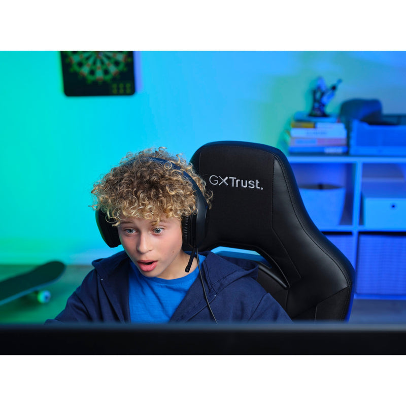 Afbeelding laden in galerijviewer, Trust gxt 703 riye gamingstoel (zwart)
