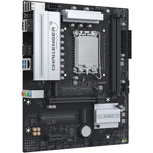 Maxsun ms-challenger h810m 2.5g socket 1851 moederbord (zwart, 2.5 gb-lan, sound, µatx)