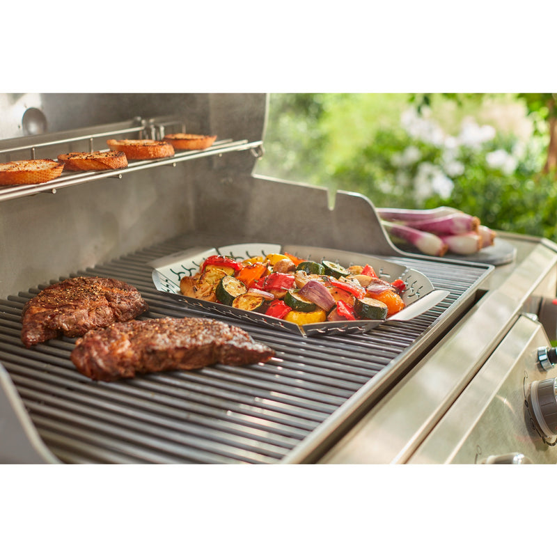 Afbeelding laden in galerijviewer, Weber premium grillkorf groentekorf (roestvrij staal)
