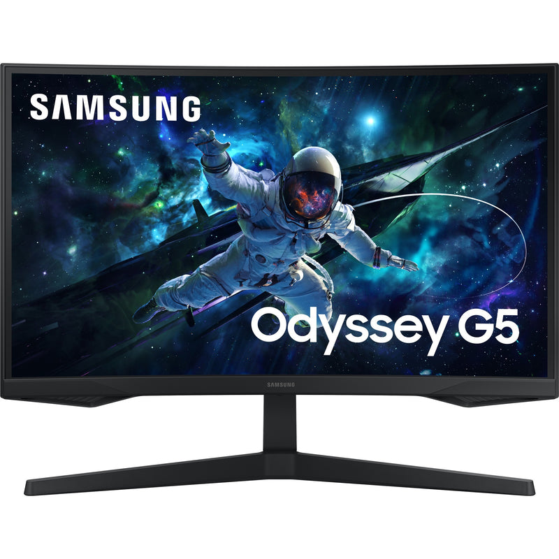 Afbeelding laden in galerijviewer, Samsung odyssey g5 g55c 27 curved gaming monitor (zwart, hdmi, displayport, 165 hz)
