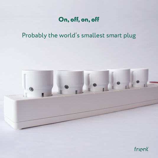 Frient smart plug mini 2 type e (frans) stekker (wit, zigbee 3.0)